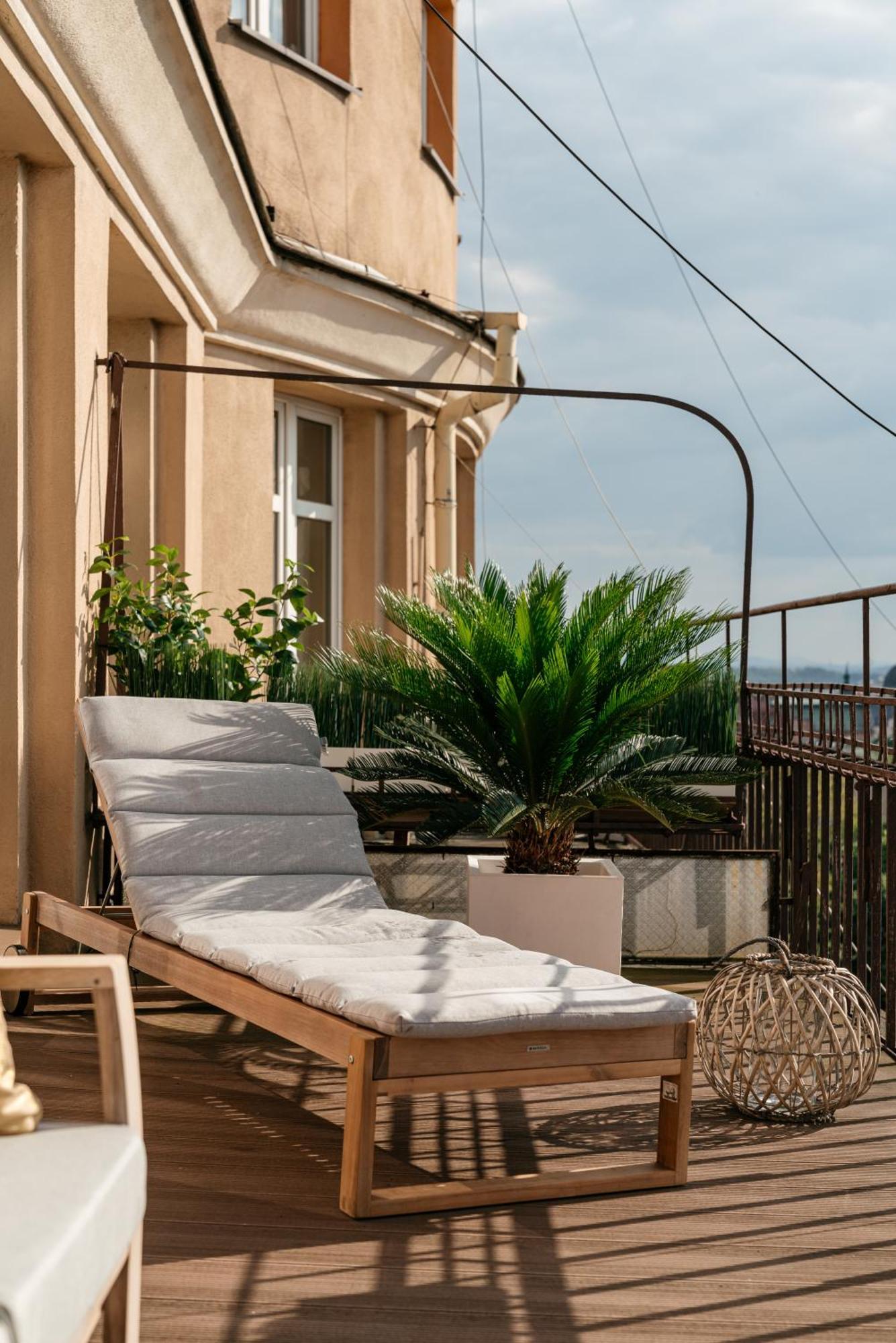 Ferienwohnung Penthouse Panorama - Loftaffair Krakau Exterior foto