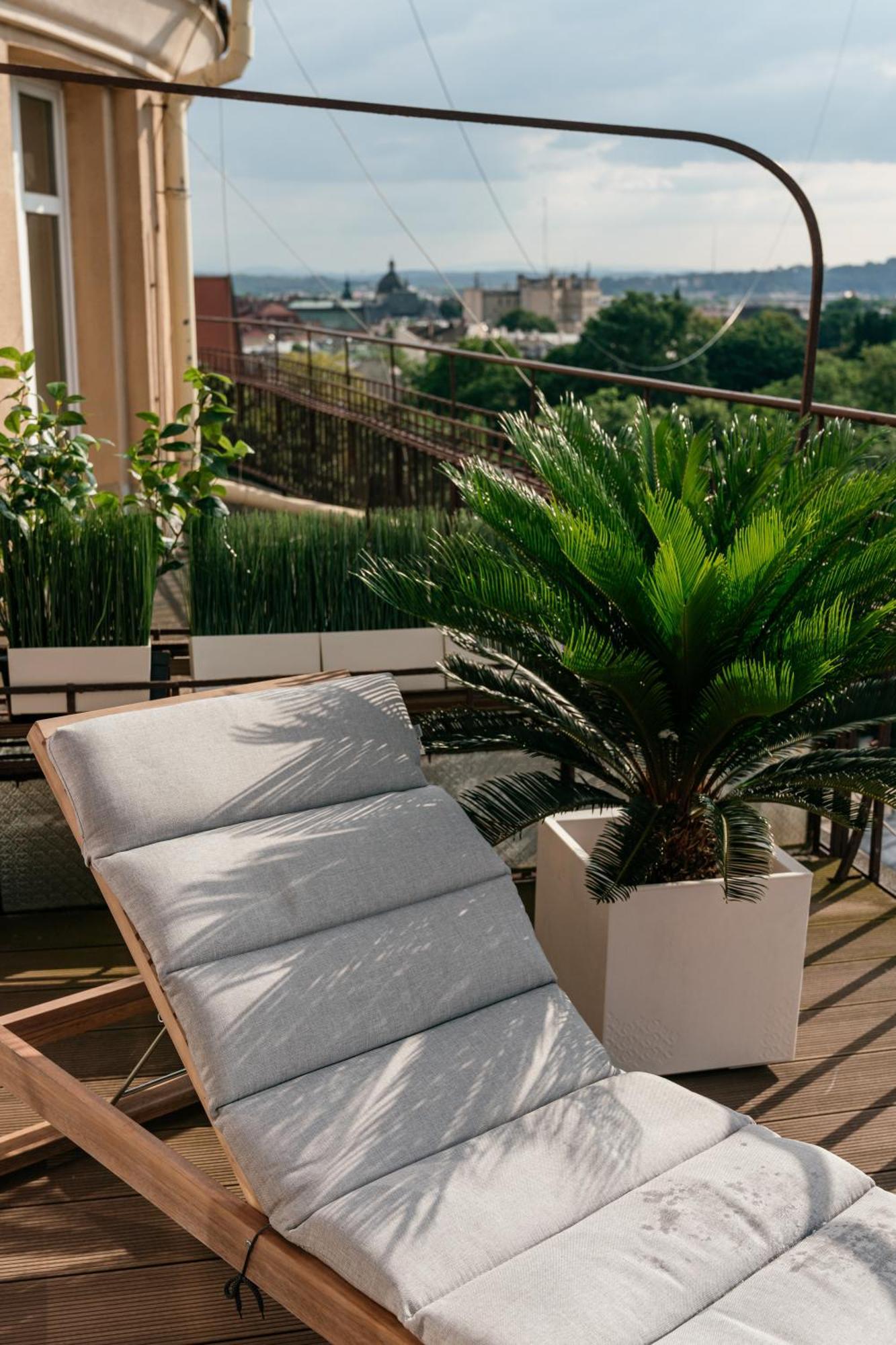 Ferienwohnung Penthouse Panorama - Loftaffair Krakau Exterior foto