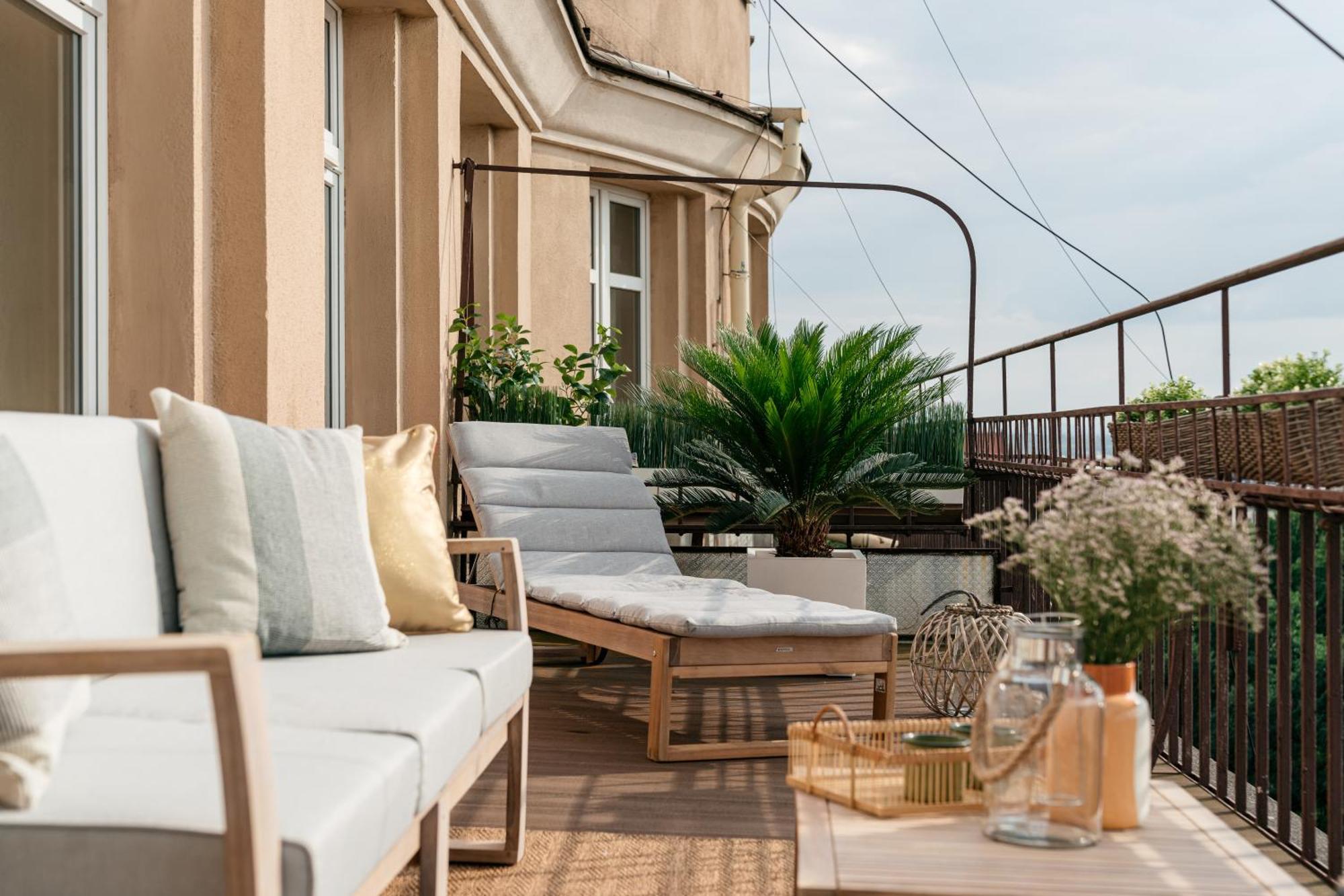 Ferienwohnung Penthouse Panorama - Loftaffair Krakau Exterior foto