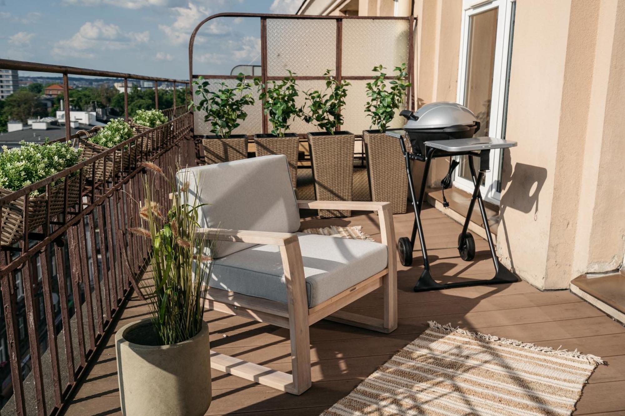 Ferienwohnung Penthouse Panorama - Loftaffair Krakau Exterior foto