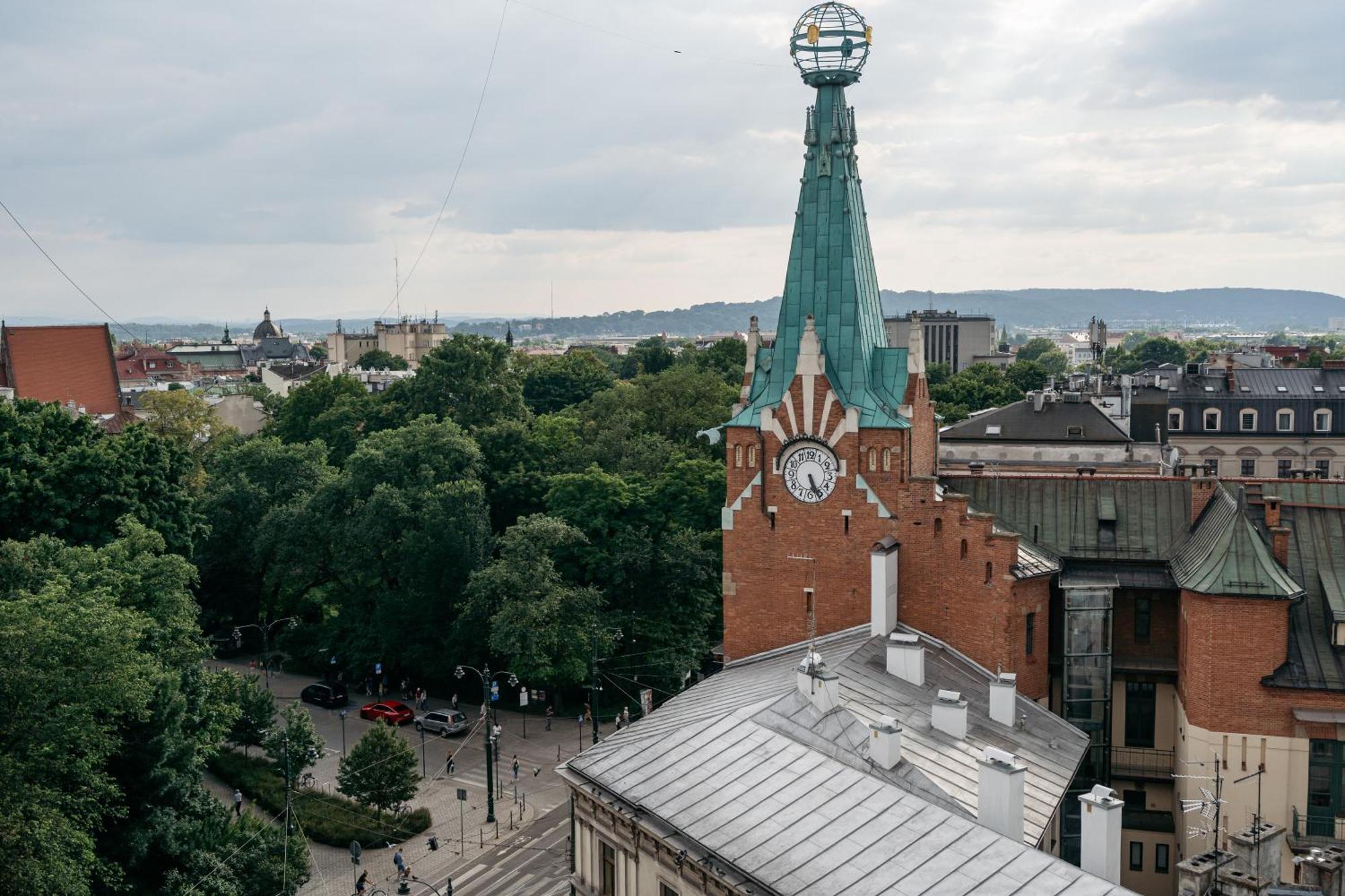 Ferienwohnung Penthouse Panorama - Loftaffair Krakau Exterior foto