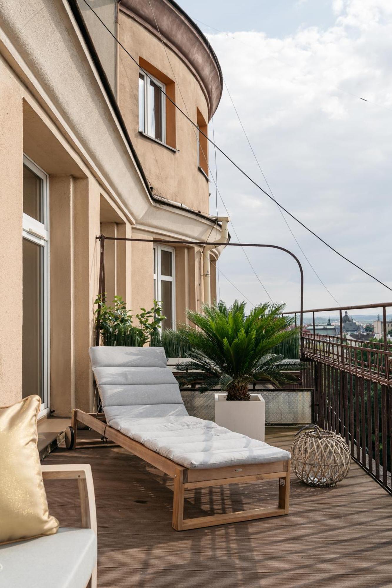 Ferienwohnung Penthouse Panorama - Loftaffair Krakau Exterior foto