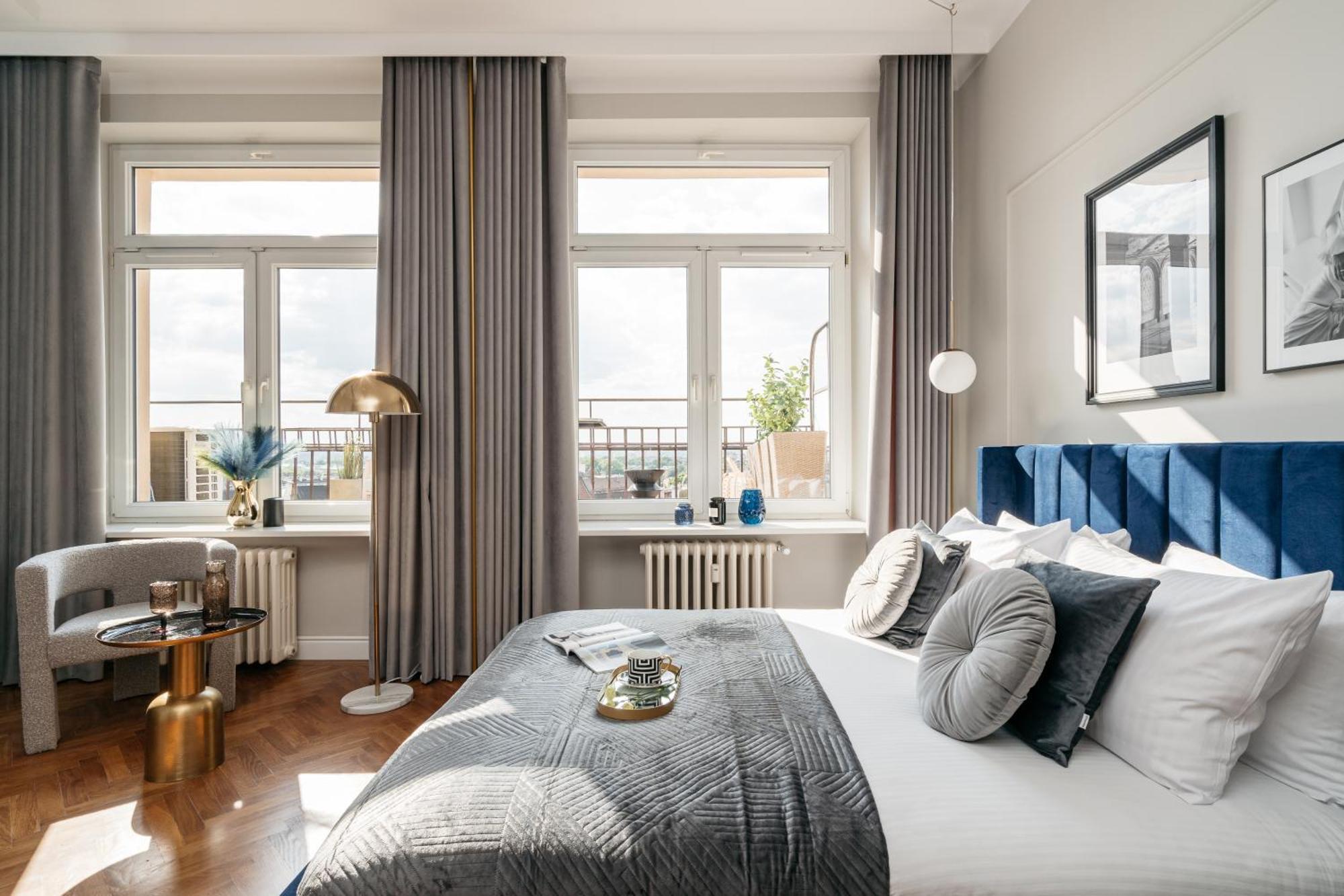 Ferienwohnung Penthouse Panorama - Loftaffair Krakau Exterior foto