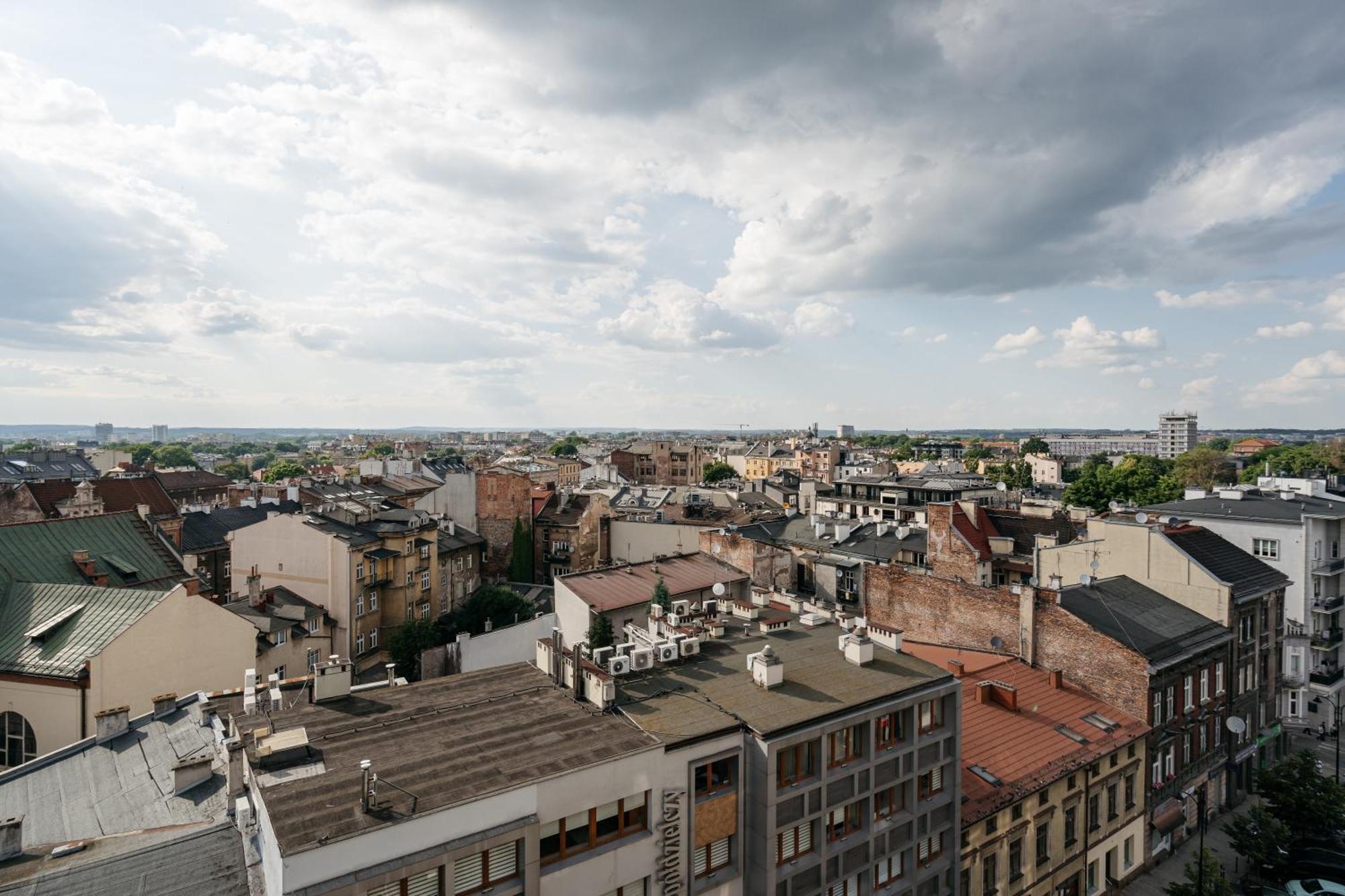 Ferienwohnung Penthouse Panorama - Loftaffair Krakau Exterior foto
