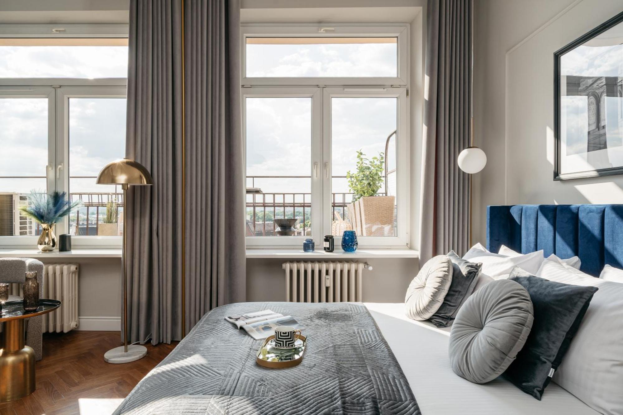 Ferienwohnung Penthouse Panorama - Loftaffair Krakau Exterior foto