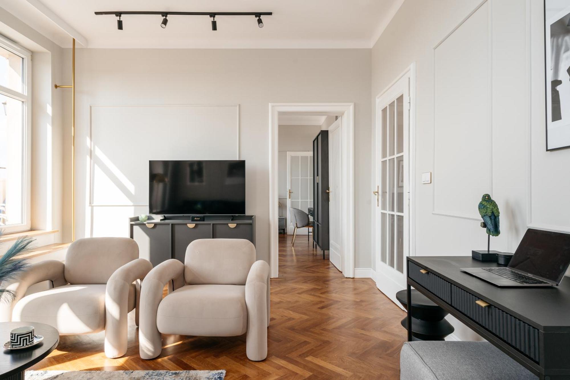 Ferienwohnung Penthouse Panorama - Loftaffair Krakau Exterior foto